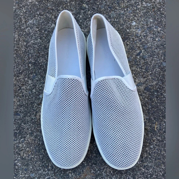 Vince Preston B Leather Slip On Loafer Sneakers Size 9 - Picture 6 of 7